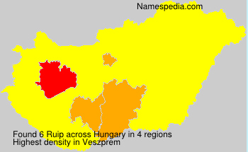 Surname Ruip in Hungary Surname Ruip in Hungary