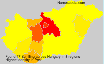 Surname Schilling in Hungary