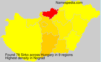 Surname Sirko in Hungary