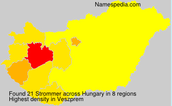 Surname Strommer in Hungary