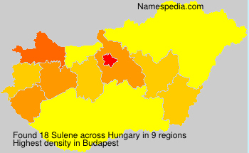Surname Sulene in Hungary
