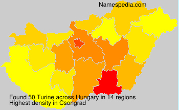 Surname Turine in Hungary
