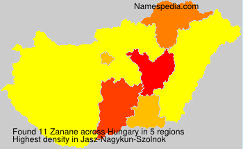 Surname Zanane in Hungary