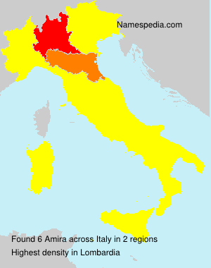 Surname Amira in Italy