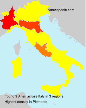 Surname Arleri in Italy