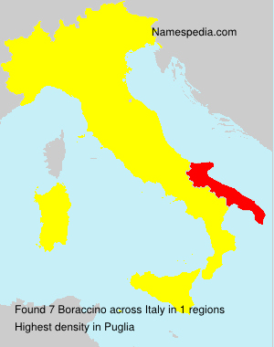 Surname Boraccino in Italy Surname Boraccino in Italy