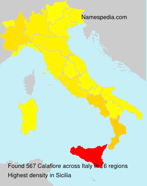 Surname Calafiore in Italy