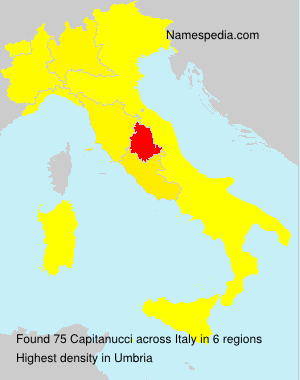 Surname Capitanucci in Italy