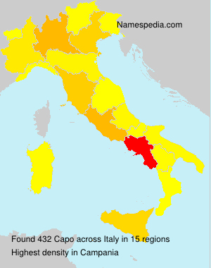 Surname Capo in Italy