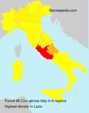 Surname Circi in Italy