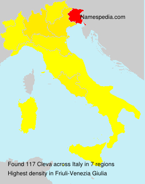 Surname Cleva in Italy