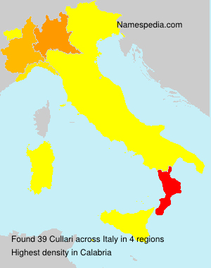 Surname Cullari in Italy