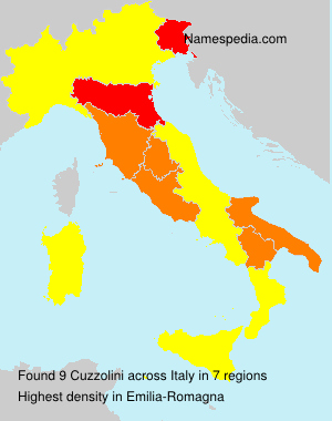 Surname Cuzzolini in Italy Surname Cuzzolini in Italy