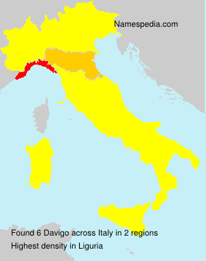 Surname Davigo in Italy