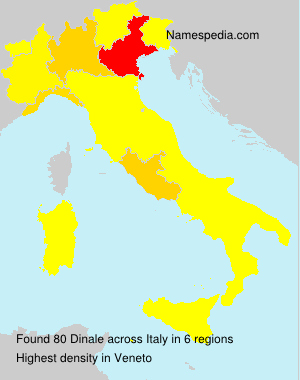 Surname Dinale in Italy
