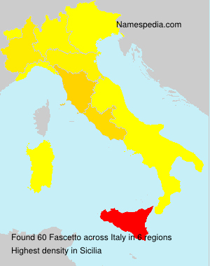 Surname Fascetto in Italy