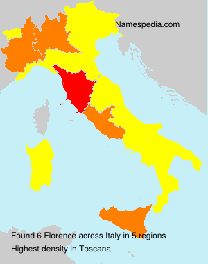 Surname Florence in Italy