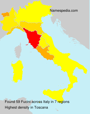 Surname Fucini in Italy