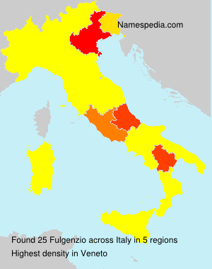 Surname Fulgenzio in Italy