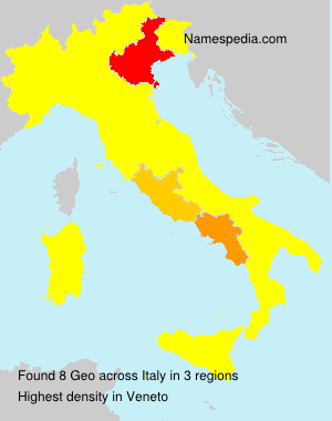 Surname Geo in Italy