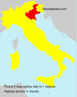 Surname Isep in Italy