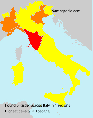 Surname Kistler in Italy