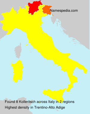 Surname Kolleritsch in Italy