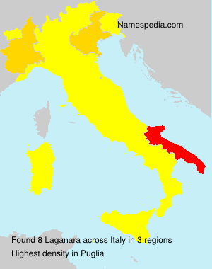 Surname Laganara in Italy