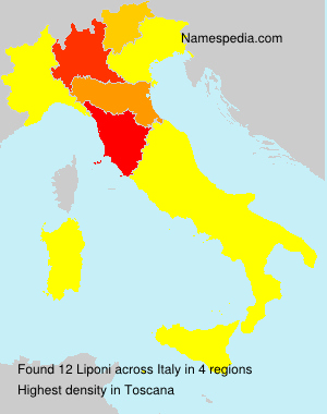 Surname Liponi in Italy Surname Liponi in Italy
