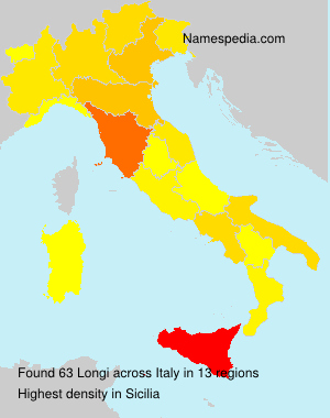 Surname Longi in Italy