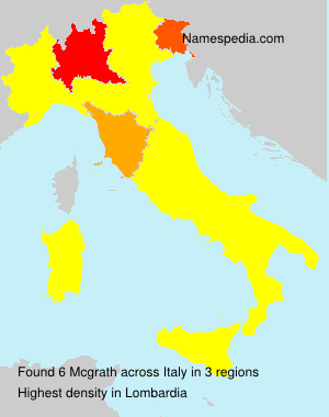 Surname Mcgrath in Italy