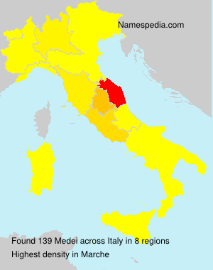 Surname Medei in Italy