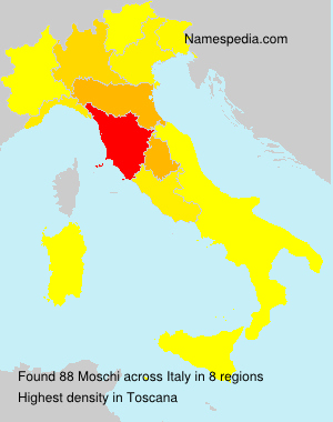Surname Moschi in Italy