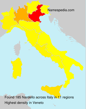 Surname Nardello in Italy