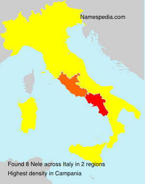 Surname Nele in Italy