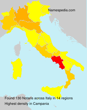 Surname Notaris in Italy Surname Notaris in Italy