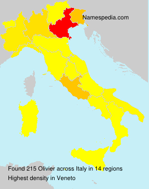 Surname Olivier in Italy
