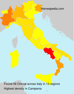 Surname Ortone in Italy