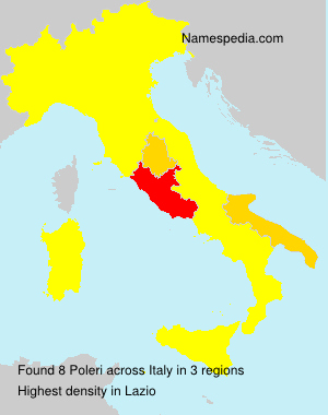 Surname Poleri in Italy