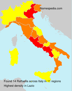 Surname Raffaella in Italy