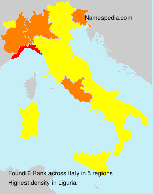 Surname Rank in Italy