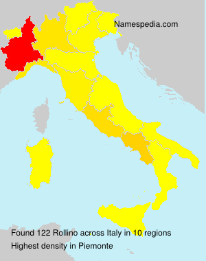 Surname Rollino in Italy
