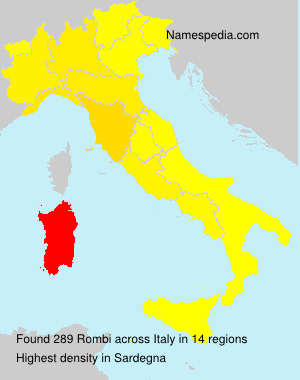 Surname Rombi in Italy