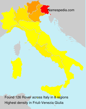 Surname Rover in Italy