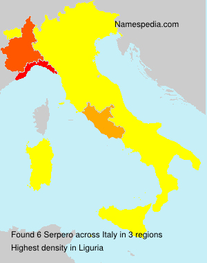 Surname Serpero in Italy Surname Serpero in Italy