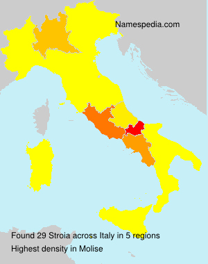 Surname Stroia in Italy