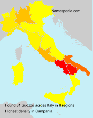 Surname Suozzo in Italy