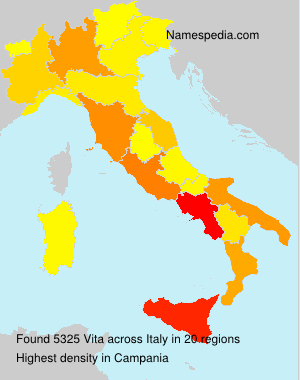 Surname Vita in Italy