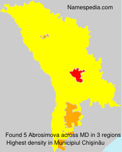 Surname Abrosimova in Moldova