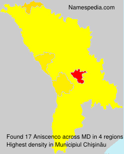 Surname Aniscenco in Moldova